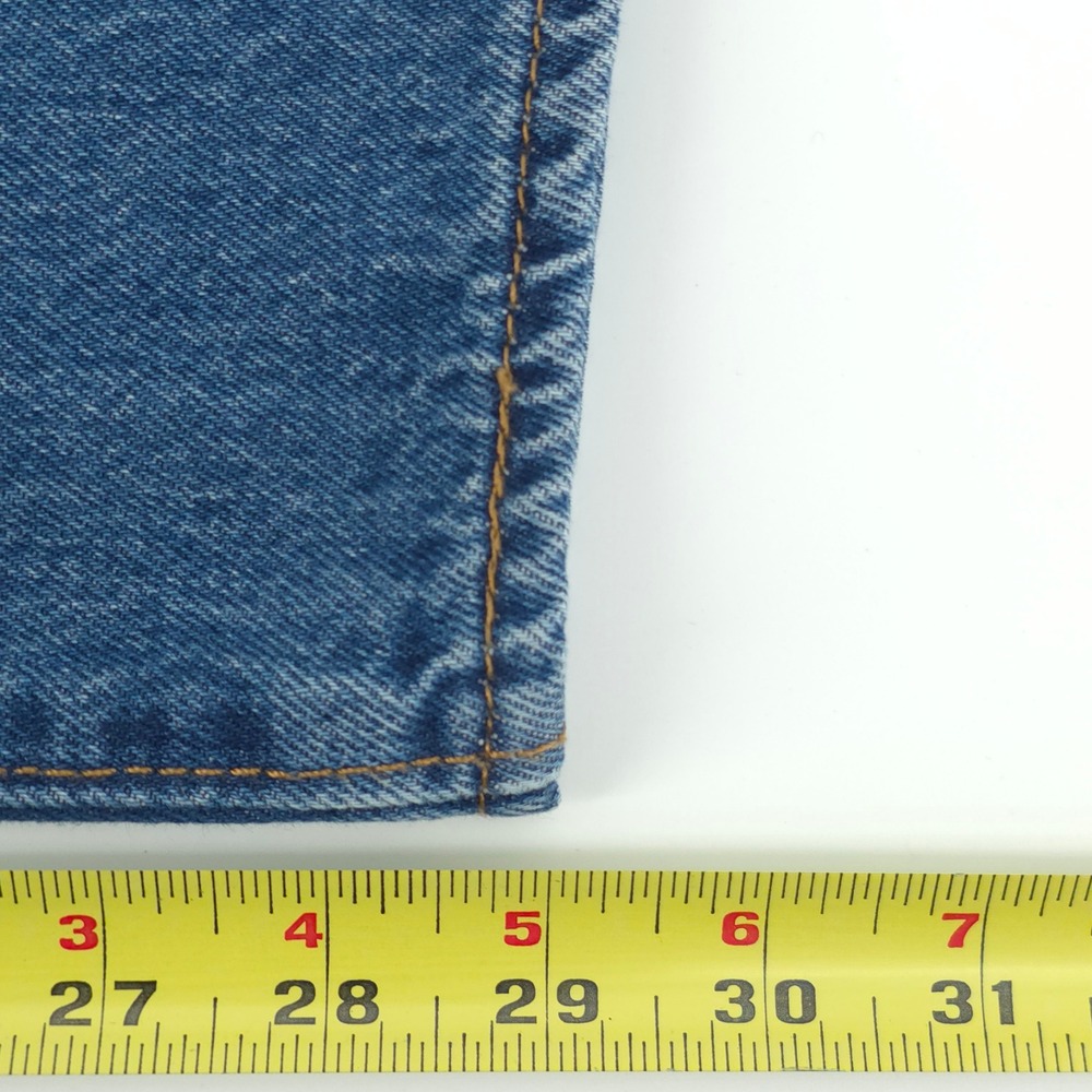 Levi's Mens Jeans 501 Original Fit 30x30 Blue Medium Wash Denim Classic Straight - Picture 12 of 12